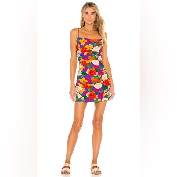 WeWoreWhat Ronnie‎ Dress Abstract Floral Size XS - Picture 1 of 7